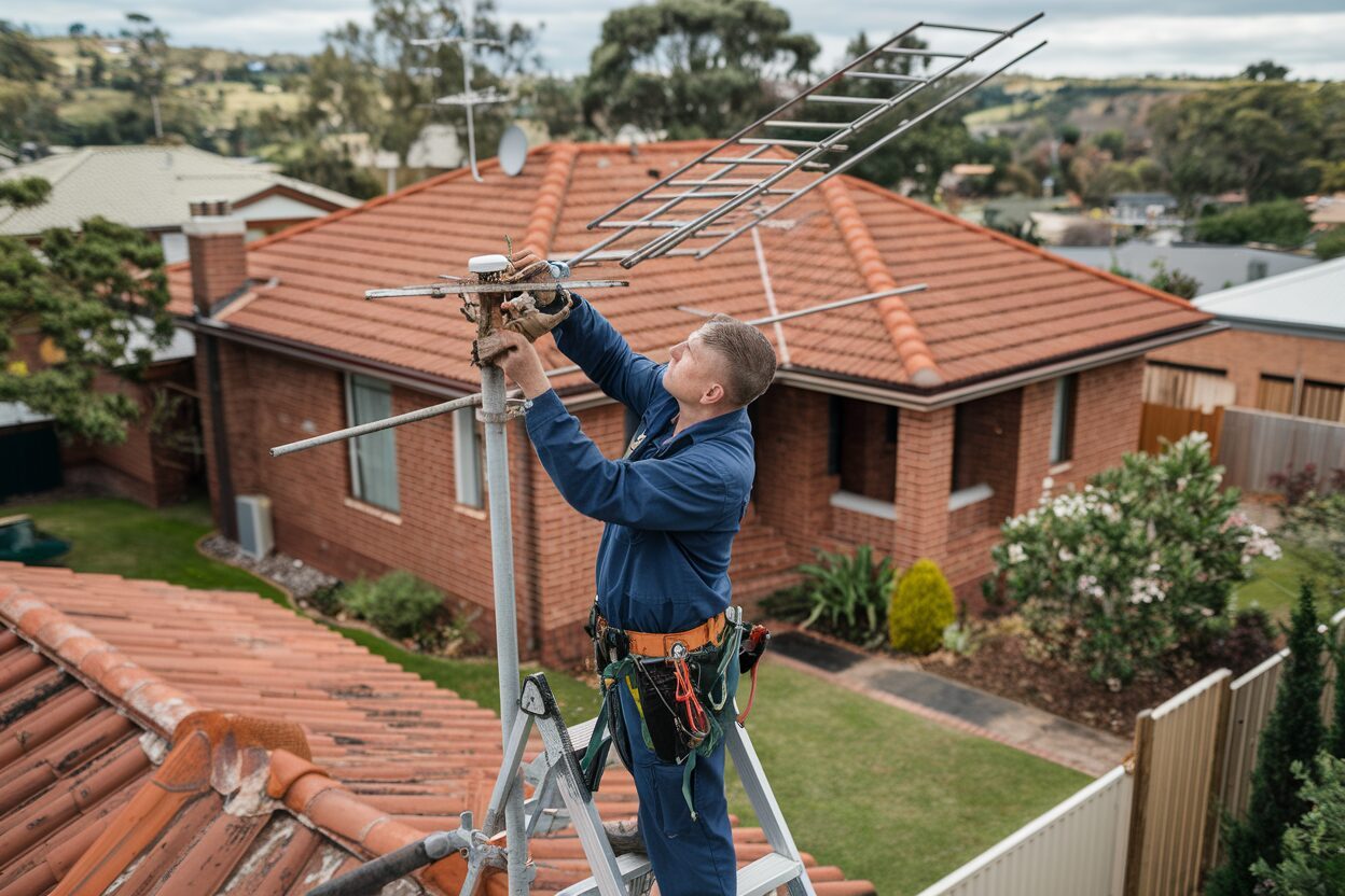 TV antenna repair service